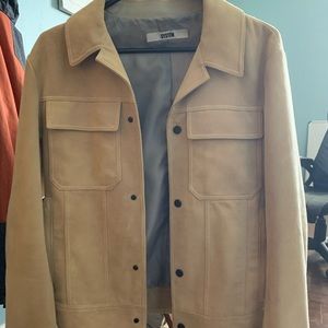 System Homme Suede Jacket, small